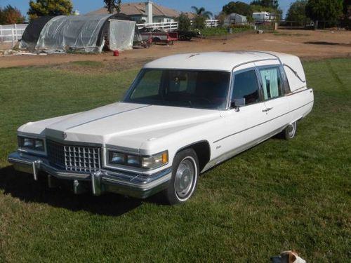 1976 cadillac m-m olympian 3-way hearse