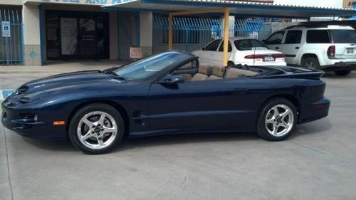 Rare 2001 pontiac firebird trans am convertible orginal owner 14k miles!