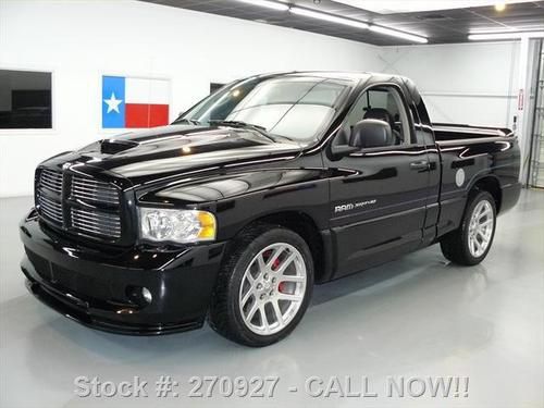 2004 dodge ram srt-10 regular cab 6-spd 22" wheels 12k texas direct auto