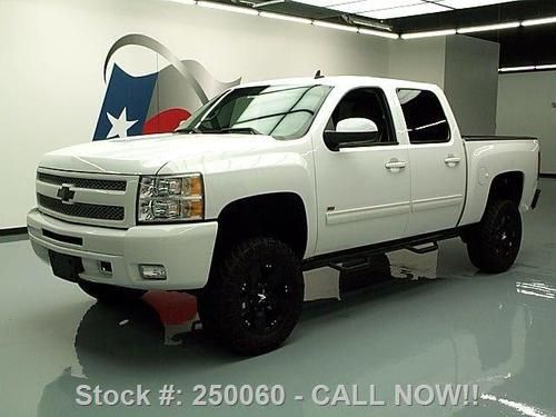 2010 chevy silverado lt crew z71 4x4 lifted leather 47k texas direct auto