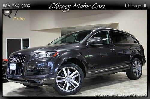 2012 audi q7 tdi prestige $66+ msrp cold weather package towing package 8-speed