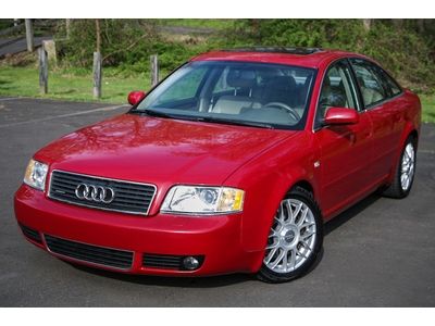 2003 audi a6 twin turbo 2.7l v6 awd 17&#034; rims  quattro serviced low miles suthern