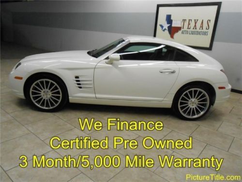 04 crossfire 6spd leather heated seats 41k miles warranty finance texas