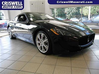 New 2014 maserati granturismo coupe sport ferrari v8 black nero