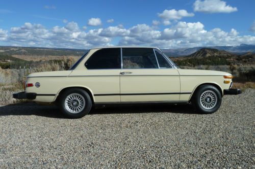 Bmw 2002, 1975, sahara, factory sunroof, 4spd, recaros, clean!