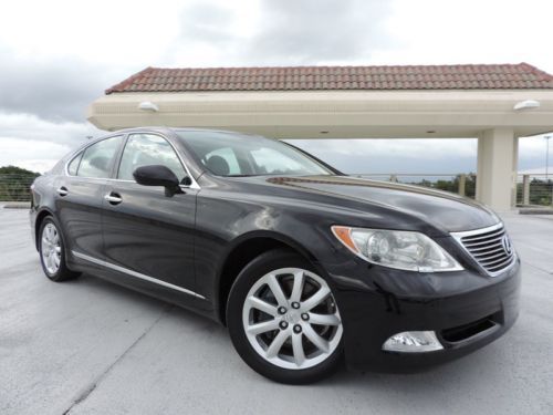 Black on black 2008 lexus ls460 navigation leather financing available