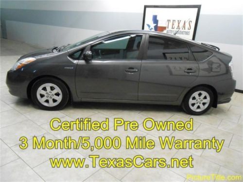 08 prius hybrid sedan leather certified warranty finance texas