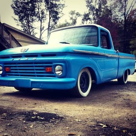 1963 ford f100 rat rod truck, 460, c6, power steering, disc brakes, ac....