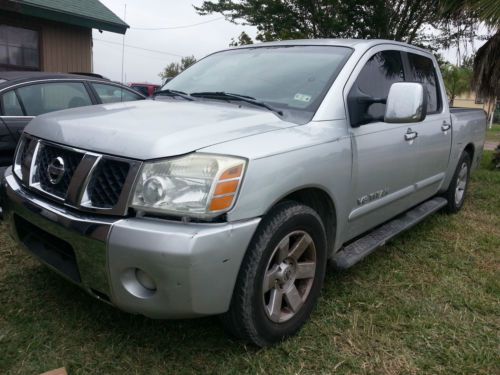 2006 nissan titan le silver crew cab 2wd