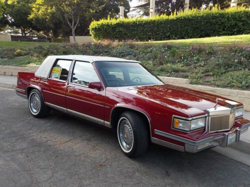 1988 cadillac sedan de ville 47,400 miles, celebrity history, stunning car