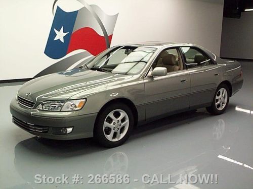 2000 lexus es300 3.0l v6 sunroof leather wood trim 85k texas direct auto