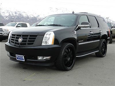 Suv luxury cadillac escalade navigation roof dvd custom wheels tires leather