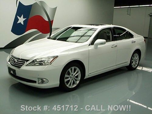 2011 lexus es350 sunroof nav rear cam climate seats 18k texas direct auto