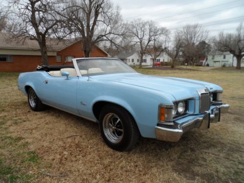 1972 mercury cougar convertible