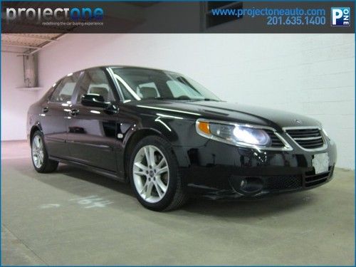 2008 saab 9-5 black 54k miles one owner clean carfax