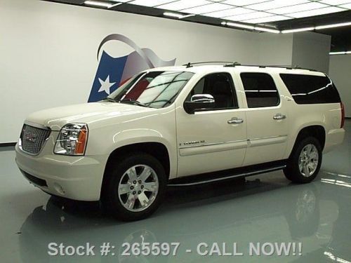 2008 gmc yukon xl 4x4 htd leather sunroof nav dvd 20&#039;s texas direct auto