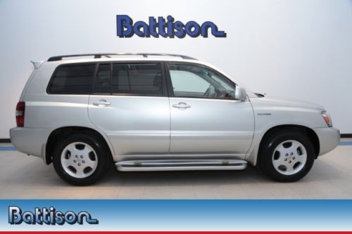 2005 toyota highlander limited 82k leather roof heated seats we finance