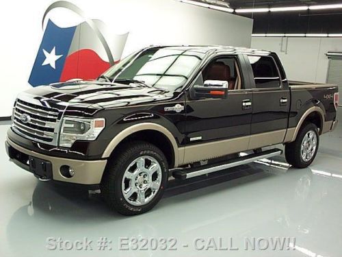 2013 ford f150 king ranch crew 4x4 ecoboost nav 20&#039;s 3k texas direct auto