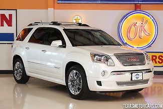 2011 gmc acadia denali, leather, nav, sunroof, power liftgate, dvd, 2.9% wac