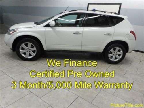 07 murano s awd 4x4 leather heated seats cd certified warranty we finance texas