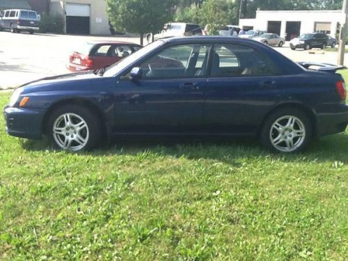 2002 subaru impreza rs sedan 4-door 2.5l