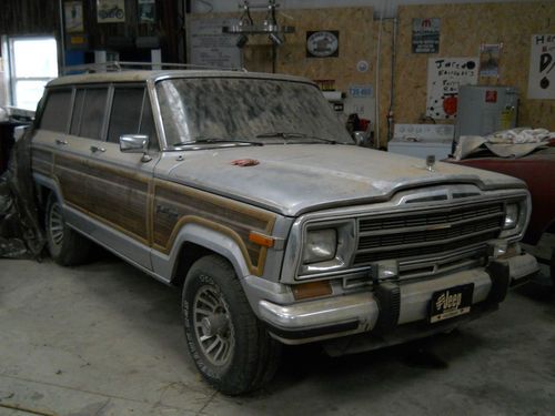 Two 1989 grand wagoneers garage find [ both have clear titles]