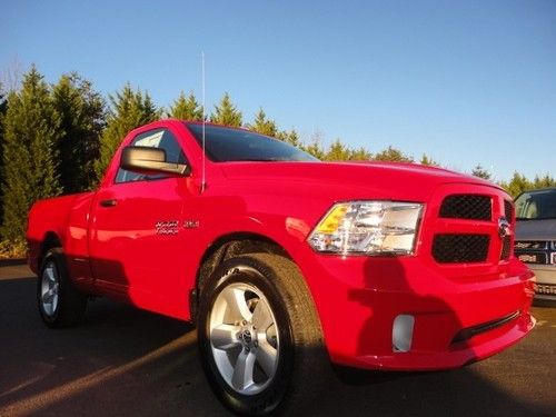 New 2013 ram 1500 2wd 4x2 regular cab st express hemi flame red save!!! l@@k