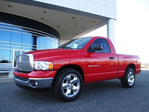 2003 dodge ram 1500 slt red low miles 20" wheels sharp