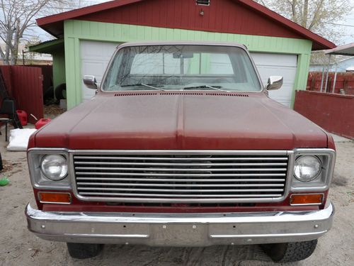 1977 chevrolet stepside silverado, 350, automatic