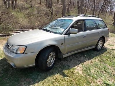 2003 subaru outback ll bean, no reserve, looks and runs great