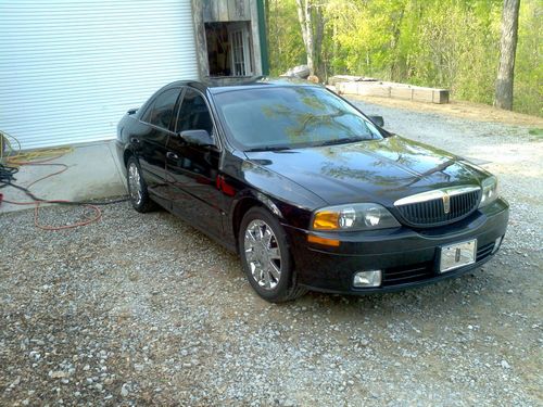 2001 lincoln ls lse sedan 4-door 3.9l black with grey leather interior woodgrain