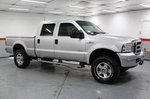 05 f350 lariat 6.0l powerstroke turbo diesel 4x4 4wd crew cab auto clean carfax