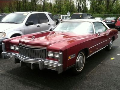 1975 cadillac eldorado conv.very clean.nice combo