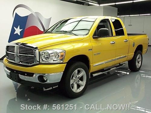 2008 dodge ram lone star quad 4x4 hemi sunroof dvd 20's texas direct auto