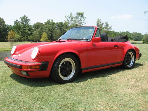 1988 porsche 911 carrera cabriolet, g50