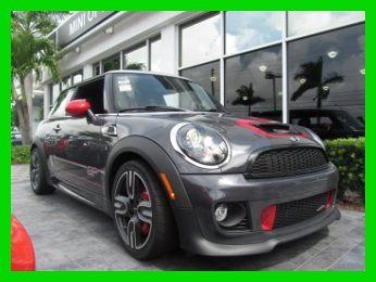 2013 new thunder grey john cooper works gp turbo 1.6l i4 manual:6-speed *florida