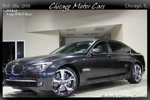 2012 bmw 750li $97+ msrp luxury seating drivers assistance 7k miles navigation