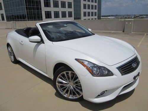 2012 infiniti g37 convertible- sport- navigation- premium pkg- bose stereo-