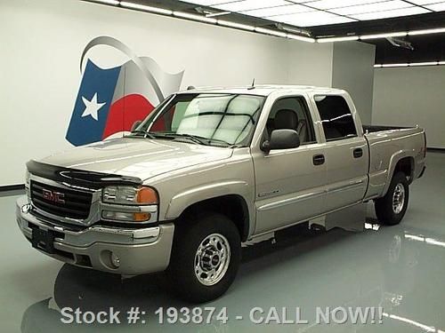 2004 gmc sierra 2500 crew slt 4x4 htd leather 53k miles texas direct auto