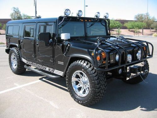 2001  hummer  h1  diesel 4x4 gc pkg tt-4 abs suv awd