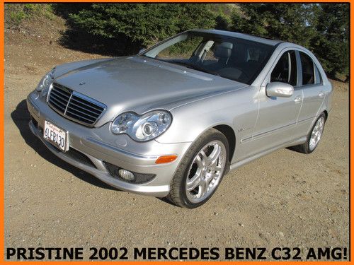 Superb 2002 mercedes benz c32 amg kompressor 370 horsepower! 109k miles lo res.!