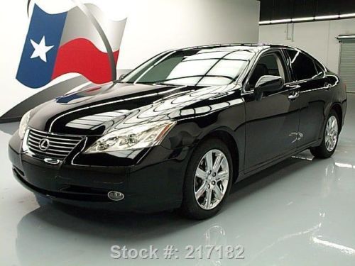 2008 lexus es 350 sunroof chrome wheels blk on blk 61k texas direct auto