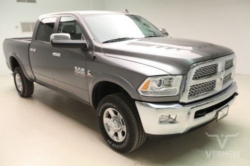 2013 laramie crew 4x4 navigation leather heated cooled cummins diesel