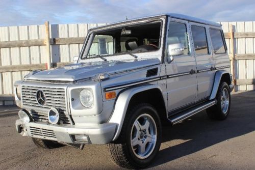 2003 mercedes-benz g-class g55 amg damaged fixer starts! super clean wont last!!