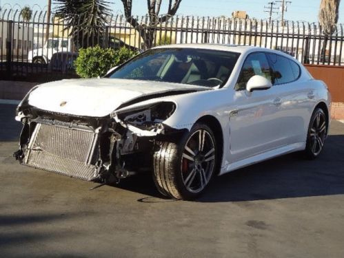 2013 porsche panamera damaged salvage runs! loaded only 22k miles nice color!!