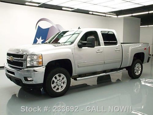 2011 chevy silverado 2500 crew ltz z71 4x4 leather 44k! texas direct auto