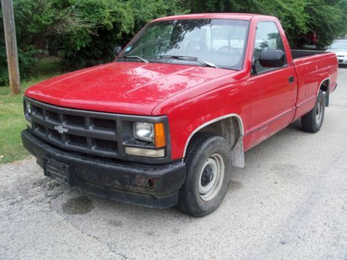 1992 chevrolet c1500 wt standard cab pickup 2-door 4.3l