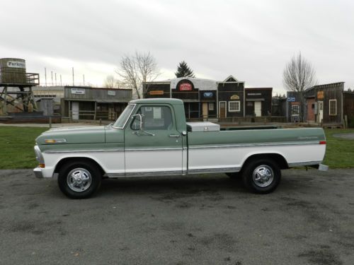 1971 ford f100  sport custom pick-up long bed a true survivor !!!! l@@k