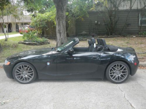 2003  bmw  z-4 roadster  black  1 owner non smoker clean sport pkg.      carfax