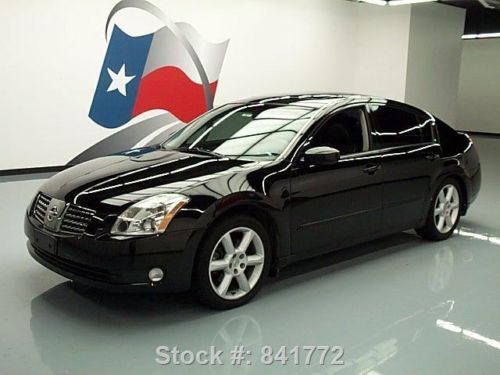 2006 nissan maxima 3.5l se htd leather sunroof nav 53k texas direct auto